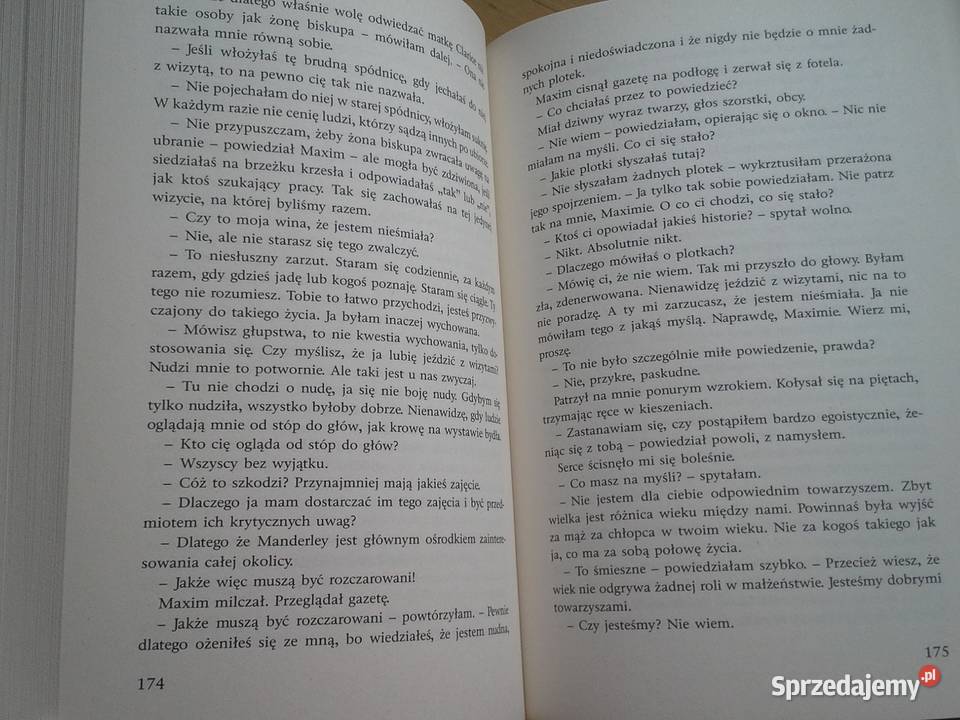 Rebeka Daphne du Maurier powieść 2021r Proza i poezja Warszawa