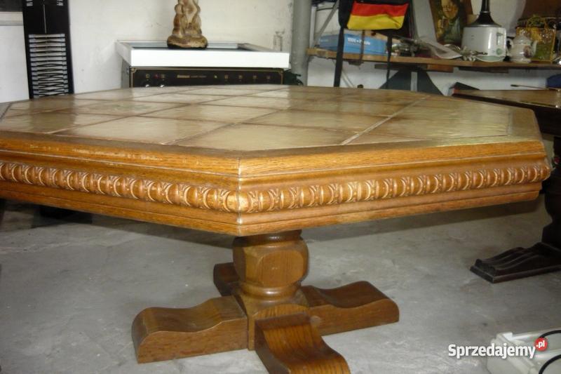 SZEŚCIOKĄTNA ŁAWA Z PŁYTKAMI Grabostów