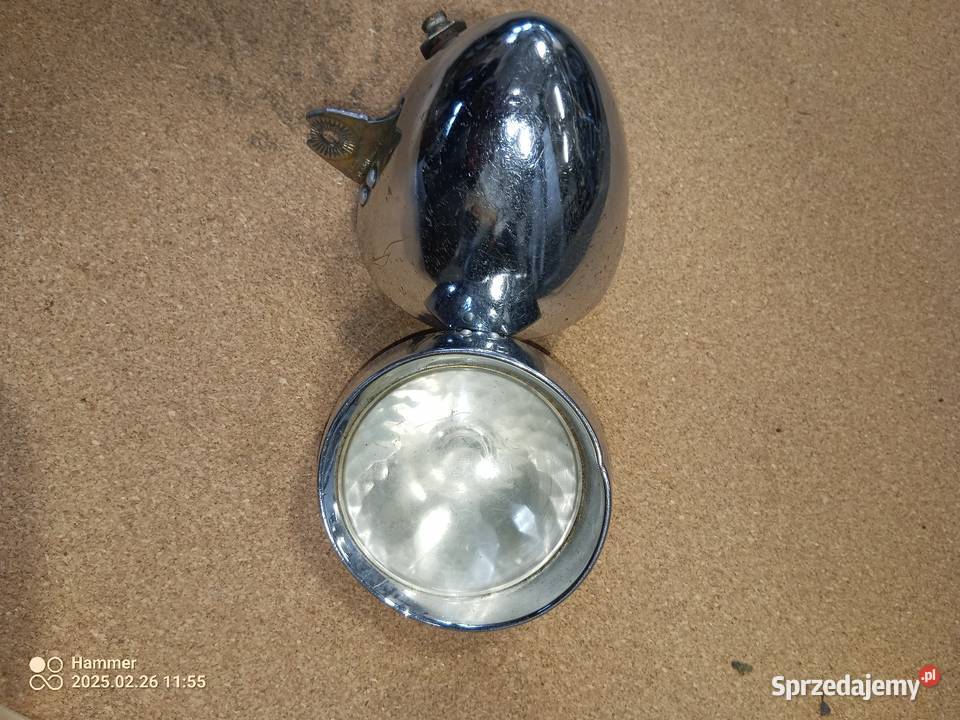 Stara lampa rowerowa National Sanyo Elektric Ciosaniec