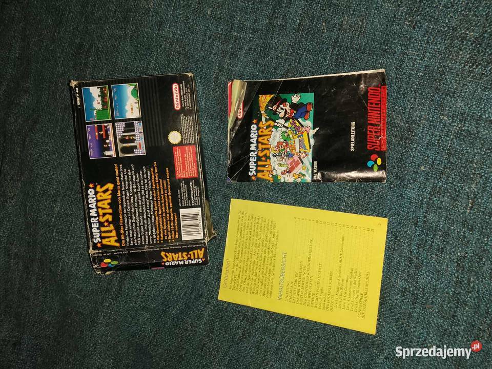 kolekcjonerskie pudełko super mario all stars Legnica