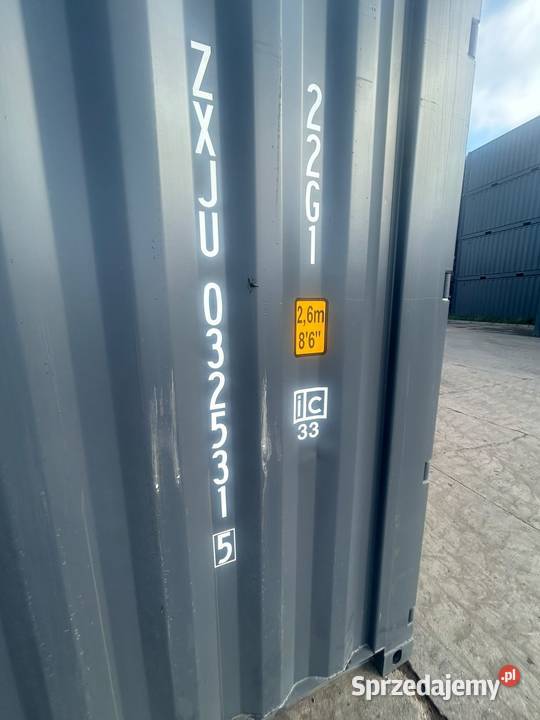 Kontener Morski Magazynowy 6 metrowy 20DC Nowy Magazynowanie warmińsko-mazurskie