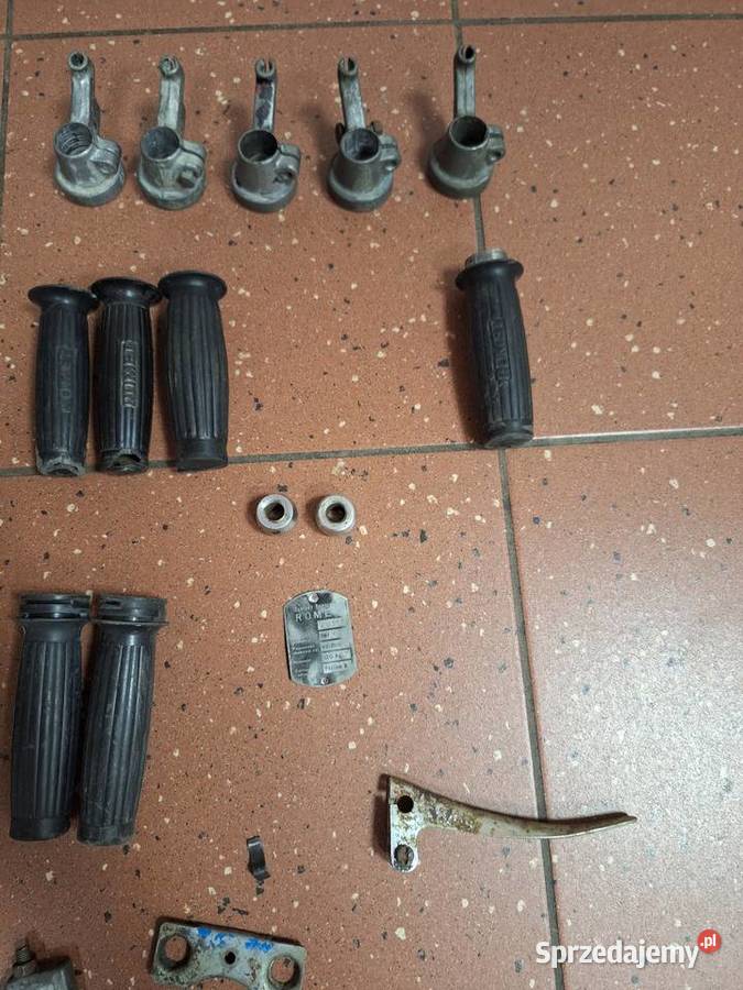 Ryś Żak Romet Komar klamki rolgaz gumy manetki Strzyżów sprzedam