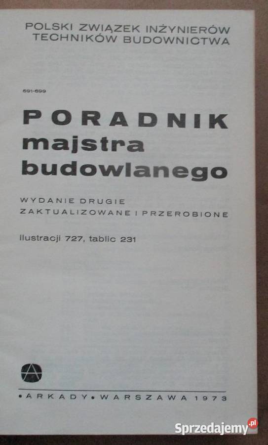 Poradnik majstra budowlanego budownictwo budowa architektura, budownictwo Łódź