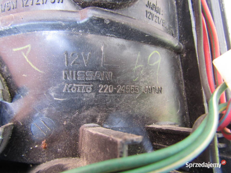 LAMPA TYLNA LEWA NISSAN SUNNY KOMBI 22024555 lewe Motoryzacja Mysłaków