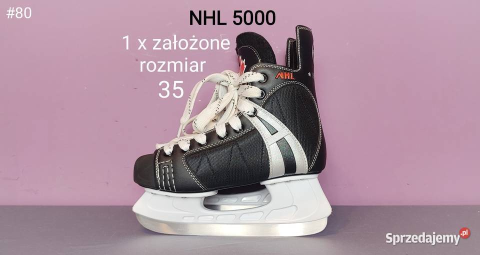 Raz założone łyżwy NHL hokejowe rozmiar 35 225 Jasień