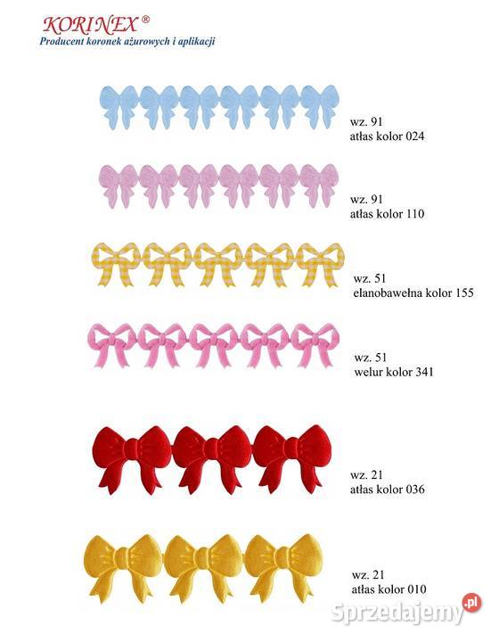 dodatki do ubrań i bucików dziecięcych art do Turek