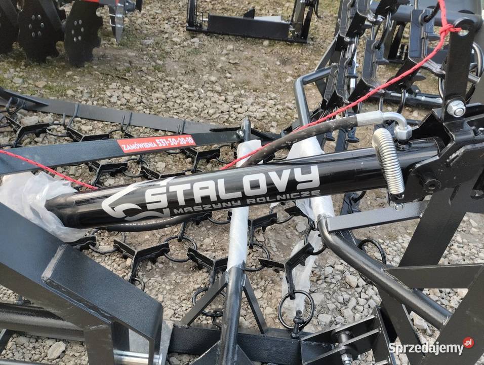 Włóka łąkowo polowa 4 rzędowa 6m hydraulicznie Pozostałe