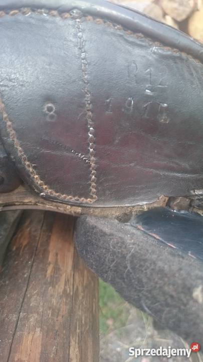 oryginalne siodło żołnierskie Szamotuły