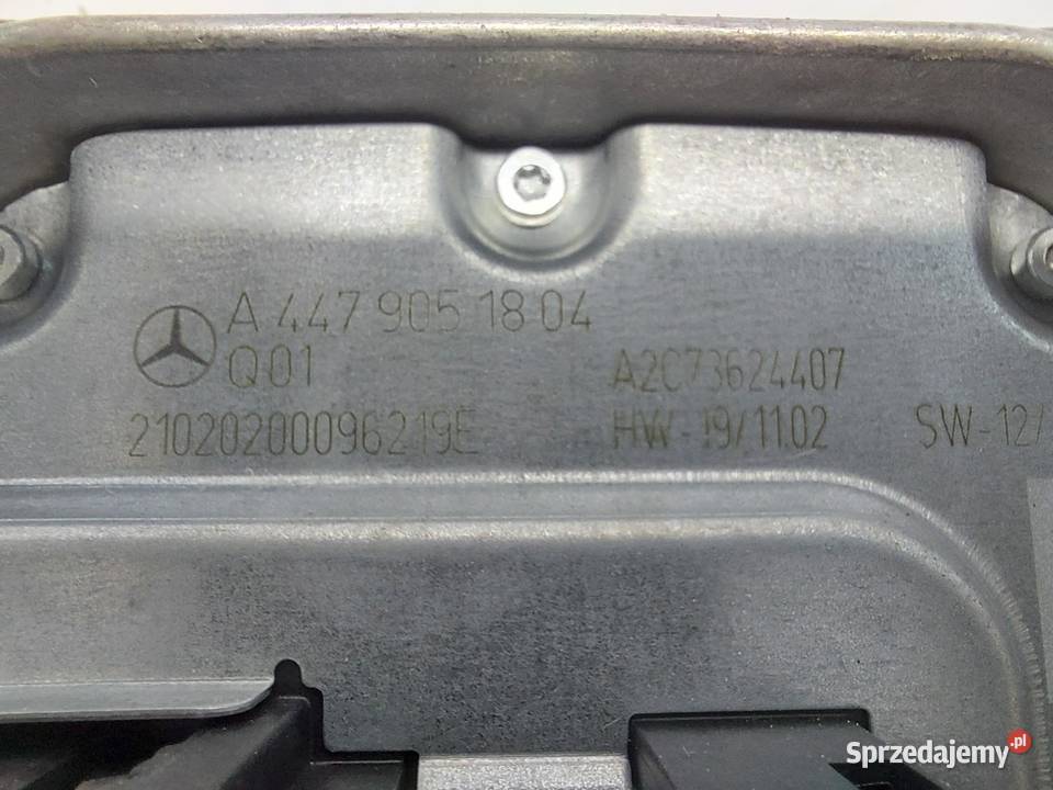 Mercedes EQV w447 Vklasa sterownik moduł lampy Komputery