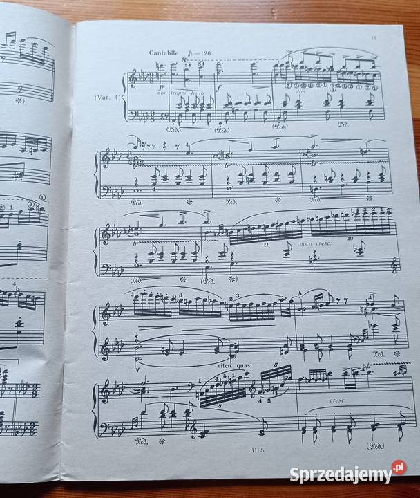 R Schumann Wariacje na fortepian nuty muzyka Łódź sprzedam