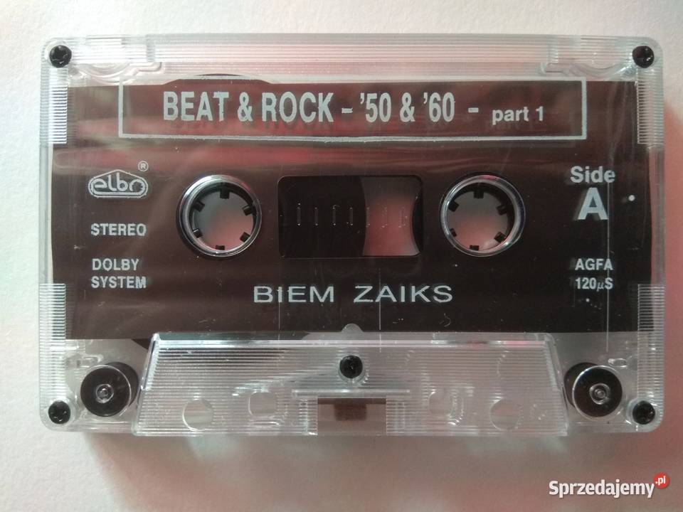 Kaseta Beat Rock Lata 50 i 60te