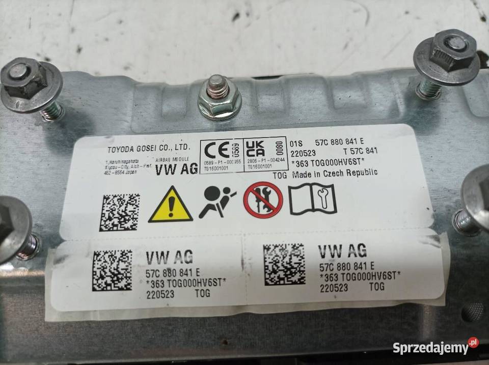 PODUSZKA POWIETRZNA AIRBAG KOLANOWA UK