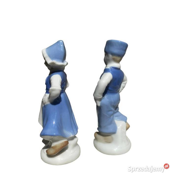 Para porcelanowych malowanych figurek mazowieckie