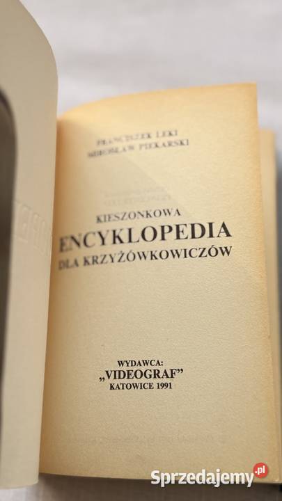 2 mini Encyklopedie kieszonkowe krzyzowkowiczow Lublin sprzedam