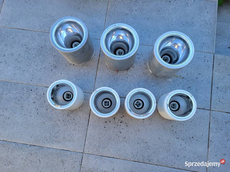 Lampy sufitowe Kanlux NIKOR 4sztuki Oprawy i oczka