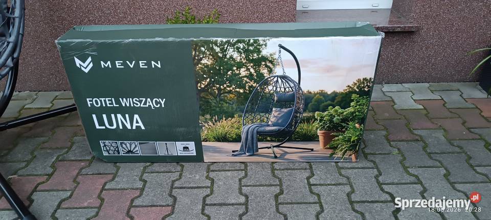 Kokon fotel wiczący nowy w kartonie komplet wielkopolskie Ostrzeszów