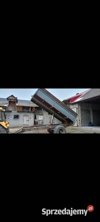 Przyczepa rolnicza jednoosiowa świętokrzyskie Wiślica