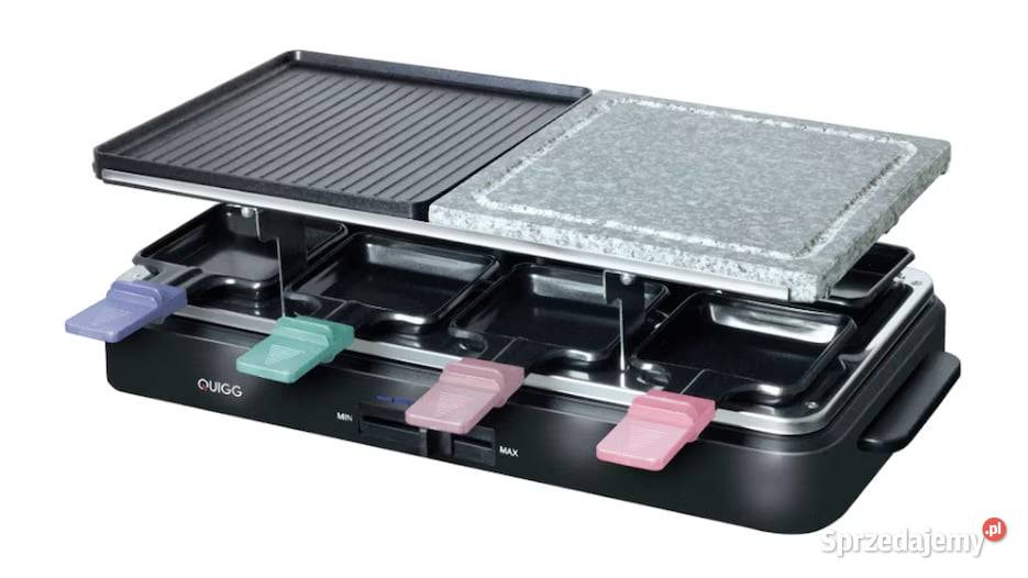 NOWY Grill Raclette QUIGG Elektryczny 1400W 8 Kielce