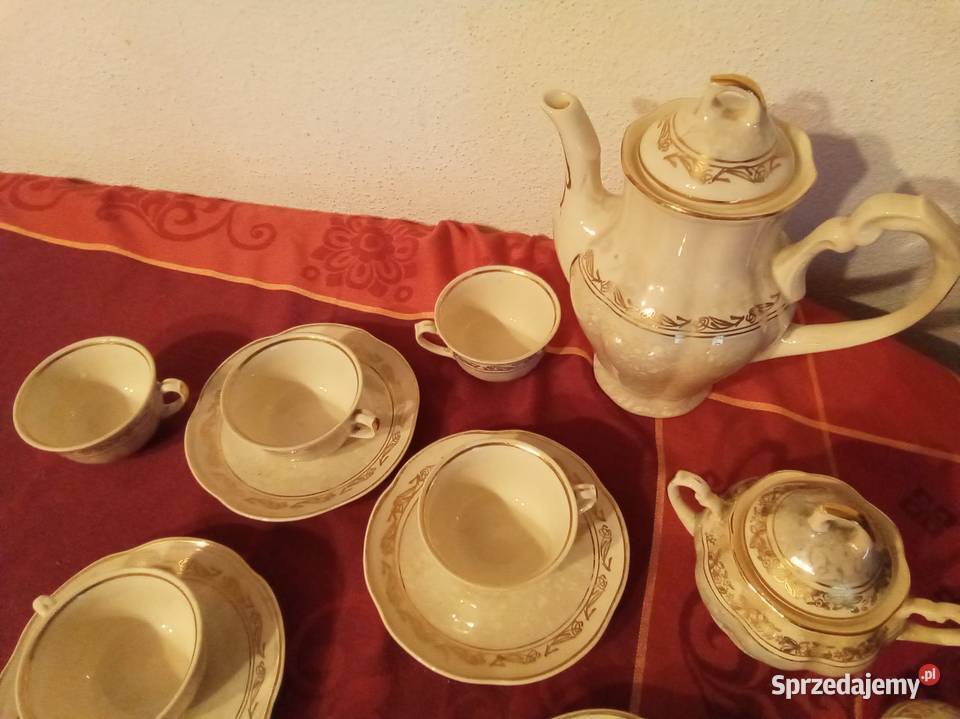 Zestaw kawowy Chodzież PRL lata 70te Warszawa