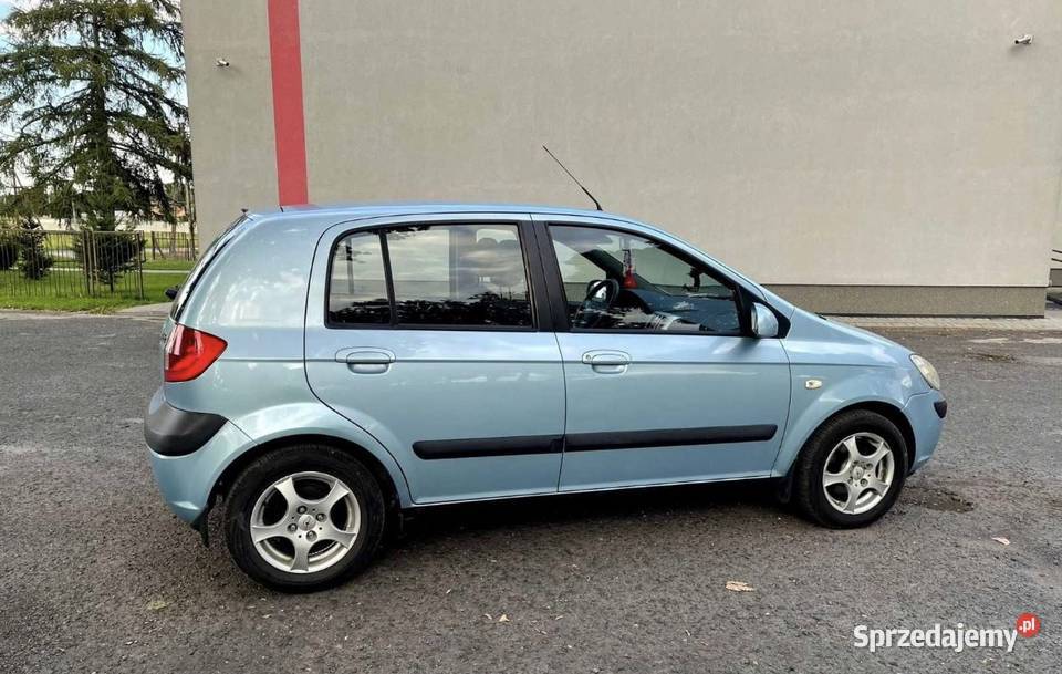 Hyundai Getz 11 w benzynie 5 drzwiowy niebieski Getz Gliwice