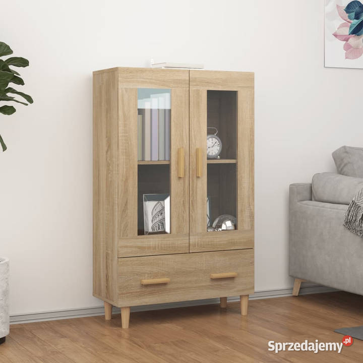 Wysoka szafka dąb sonoma 70x31x115 materiał Warszawa