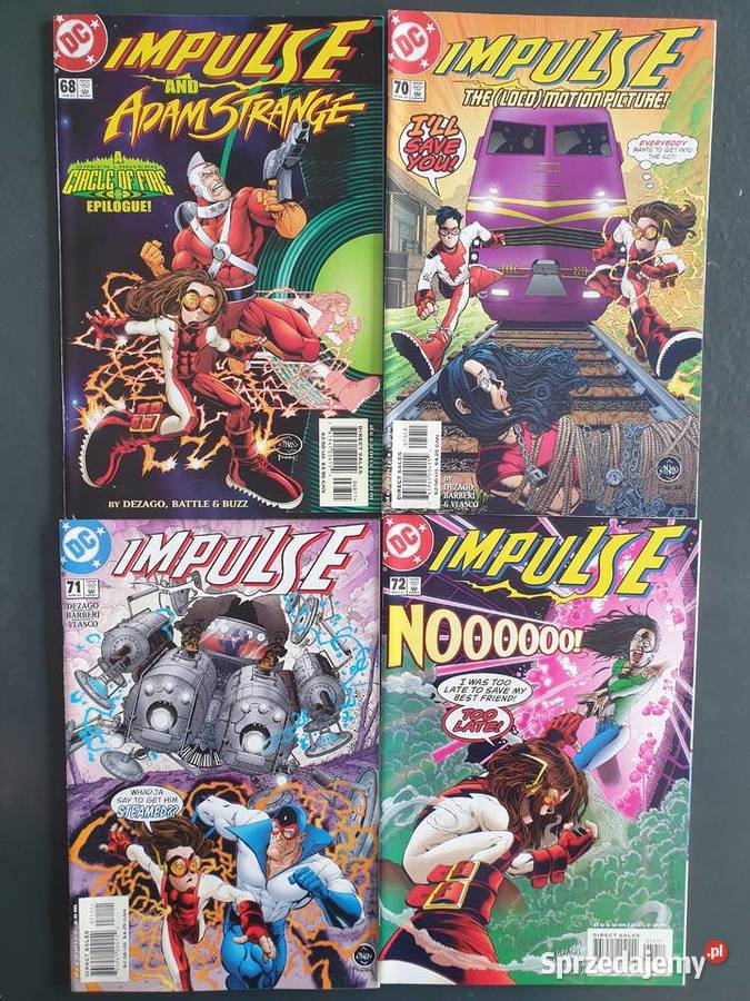 Impulse zestaw 29 oryginalnych komiksów DC USA Gdynia