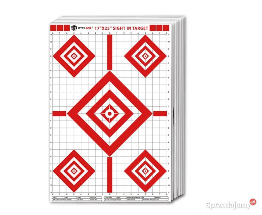 TARCZE Papierowe CELE WIATRÓWKOWE Strzelanie z małopolskie