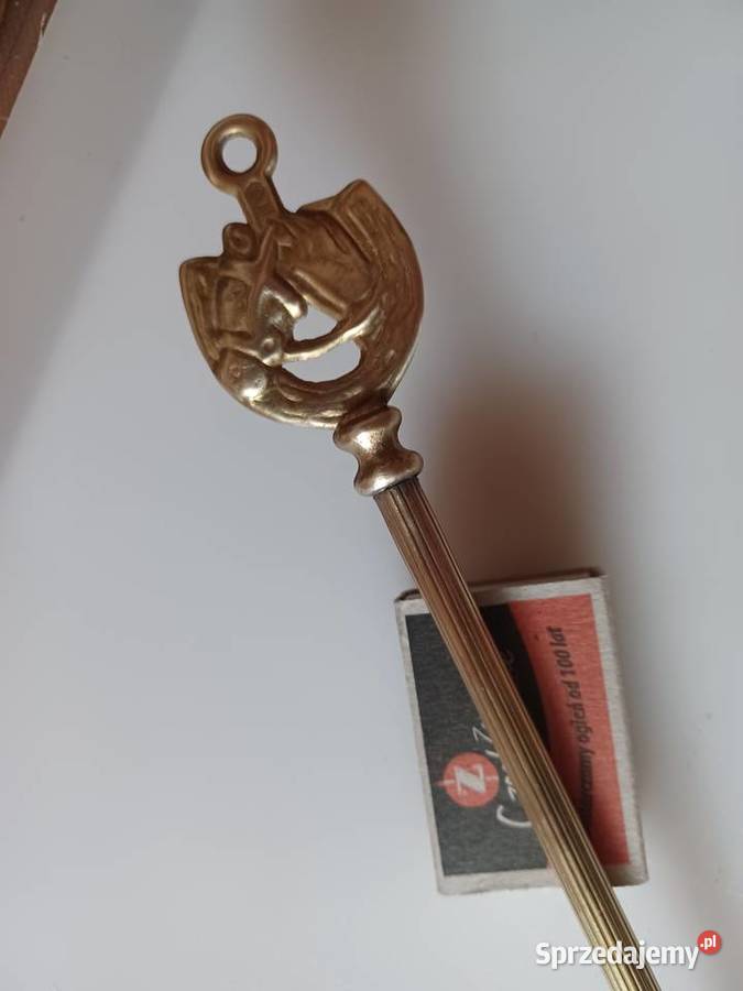 Mosiężna długa łyżka do butów sprzedam