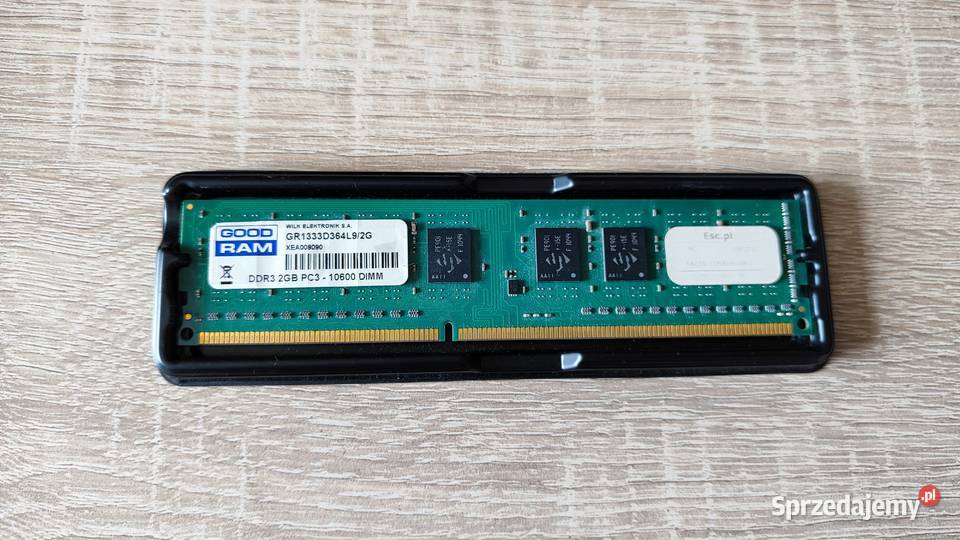 Pamięć RAM GoodRAM 2GB DDR3 1333 MHz CL9 DIMM Gdańsk
