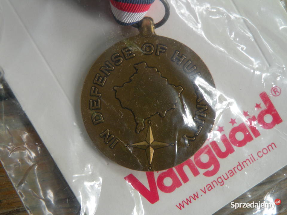 Medal Us Army Kosovo campaign VANGUARD Wrocław