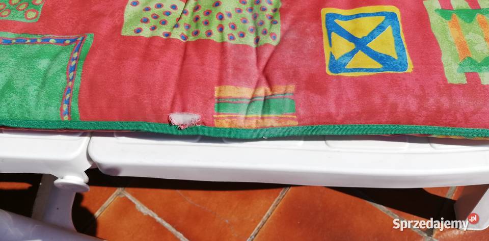 Materacyk na długi leżak poduszka na leżaki Garwolin