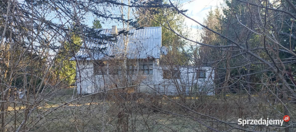 Piękna cicha zagospodarowana działka z domkiem w mazowieckie Brok