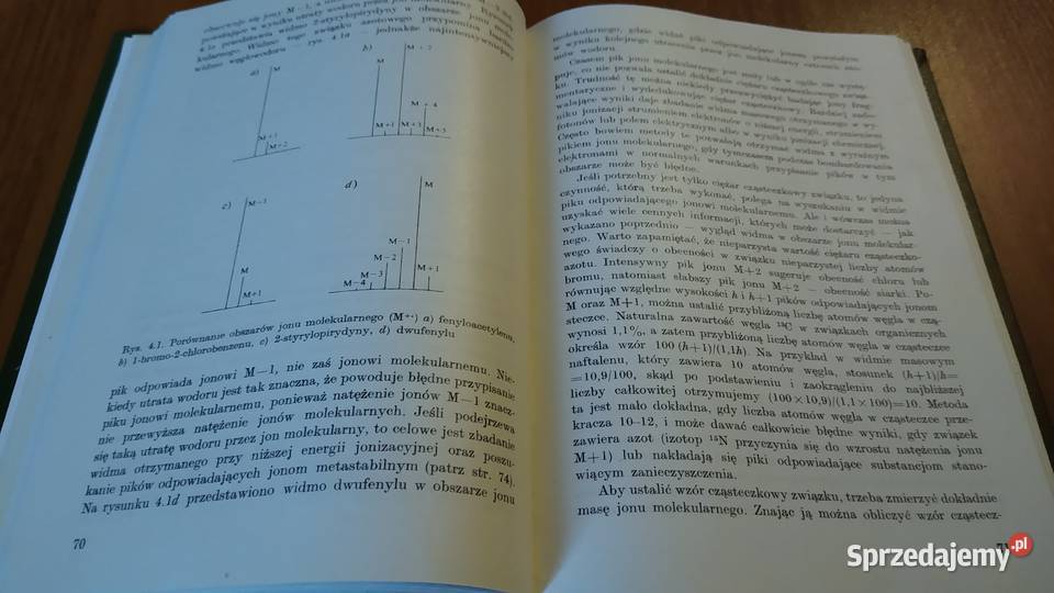 Spektrometria masowa w chemii organicznej twarda fizyka, astronomia Gdańsk sprzedam