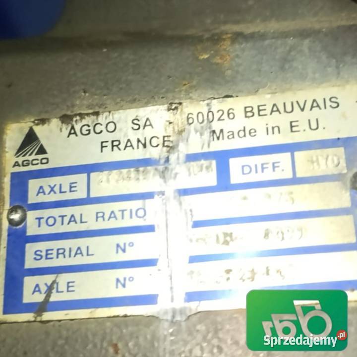 Przedni Most 720520 3765754R1 3429765M96 Massey Wilkowo sprzedam