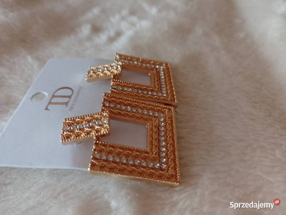 Bogato zdobione kolczyki wieczorowe z Londynu Kraków