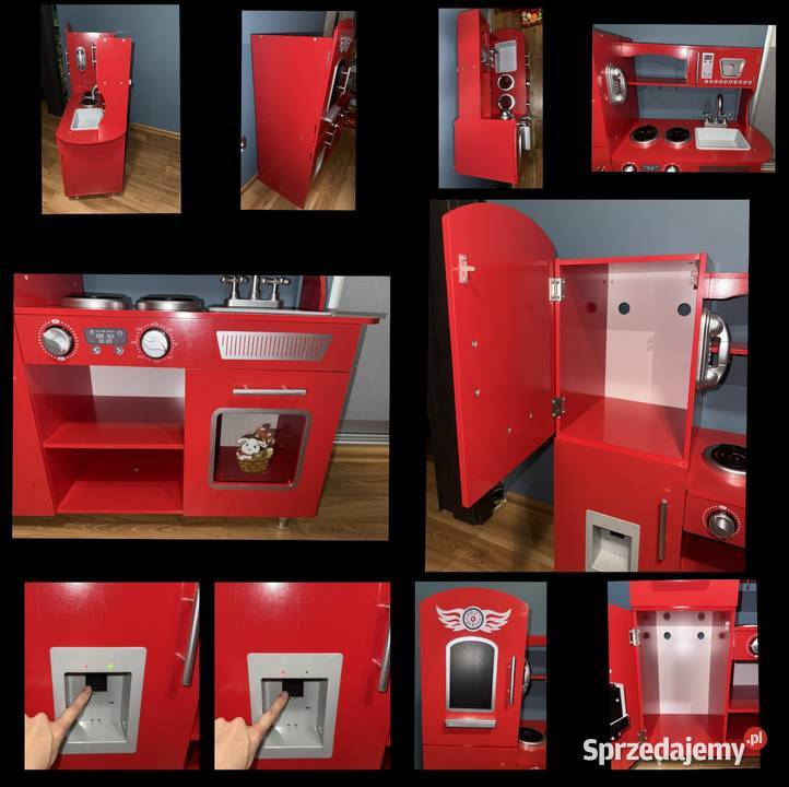 Kuchnia drewniana dzieci Big RedAkcesoria Andrychów sprzedam
