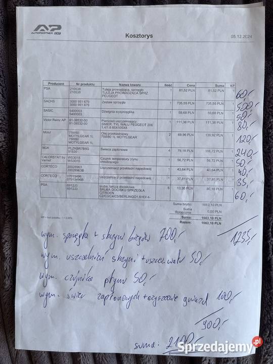 Peugeot 207cc 2008r 16 benzyna kierownica po prawej stronie kujawsko-pomorskie Inowrocław