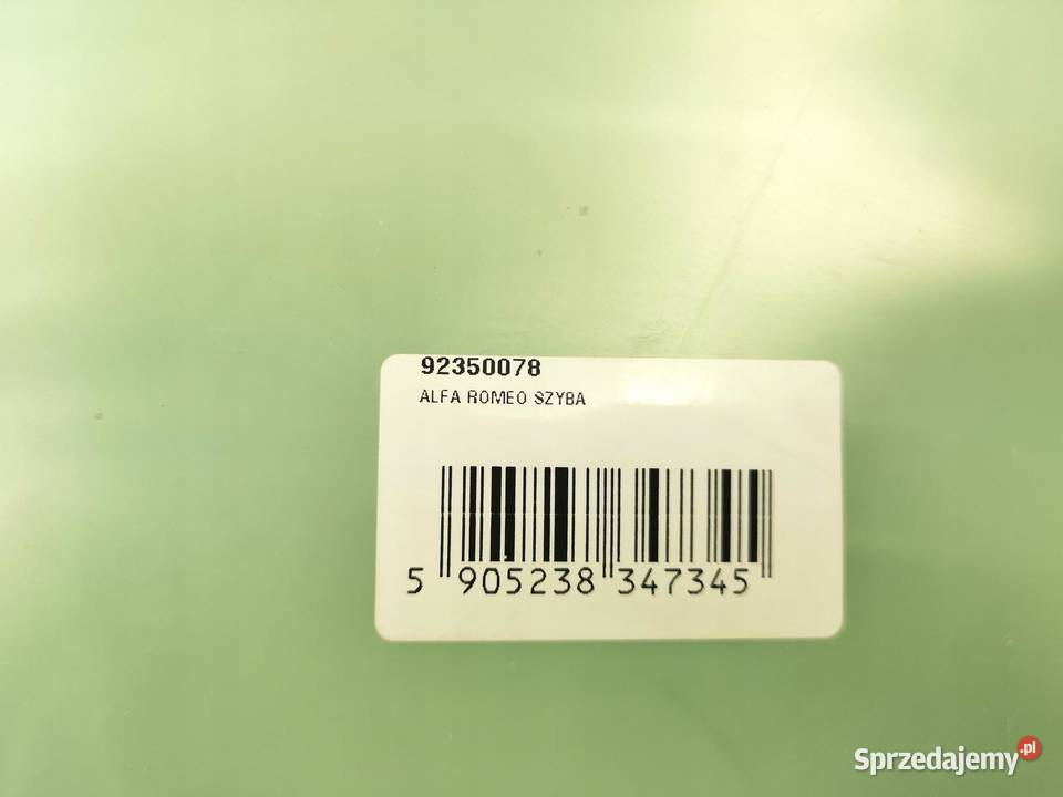 SZYBA DRZWI LEWY PRZÓD ALFA ROMEO 166 19982007 sprzedam