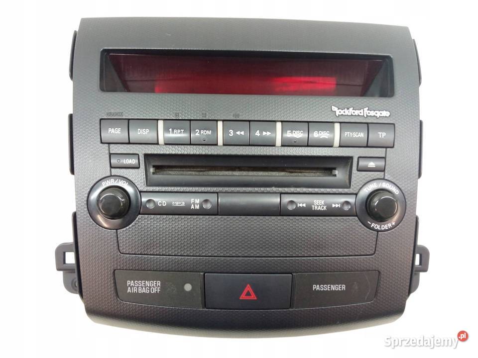 RADIO FABRYCZNE 8002A067XA Mitsubishi Outlander Sprzęt audio fabryczny