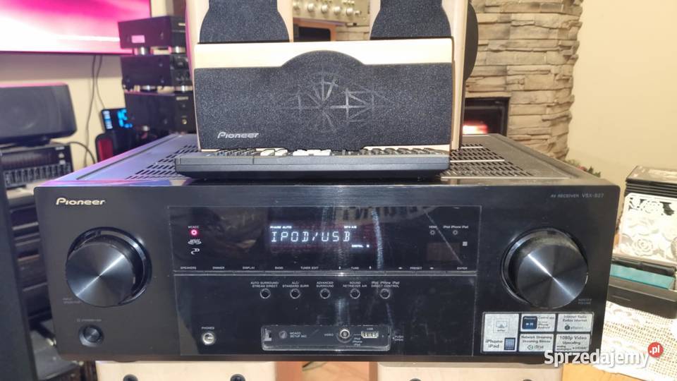 Amplituner Pioneer VSX827 71 USB NET Radio RDS