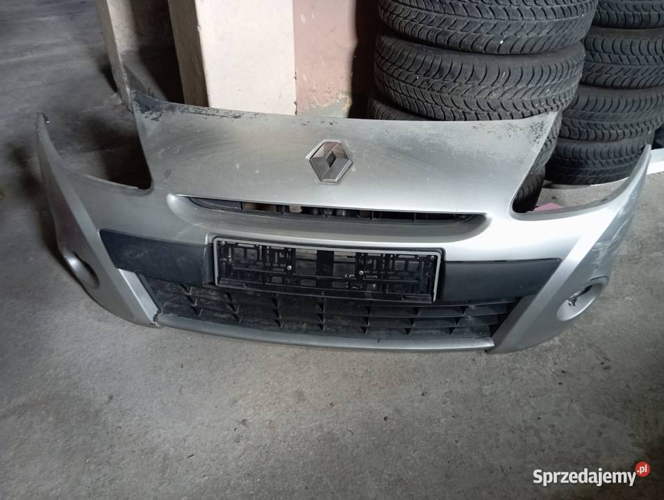 Zderzak przedni Clio 3 lift kompletny śląskie Bielsko-Biała