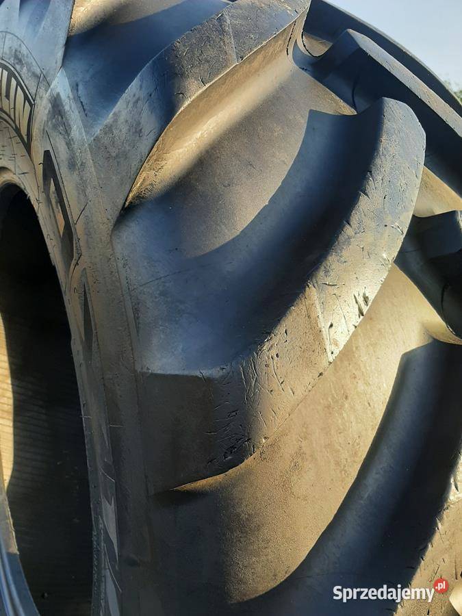 Opona używana rolnicza 71070R42 MICHELIN AXIOBIB Zaścianki sprzedam