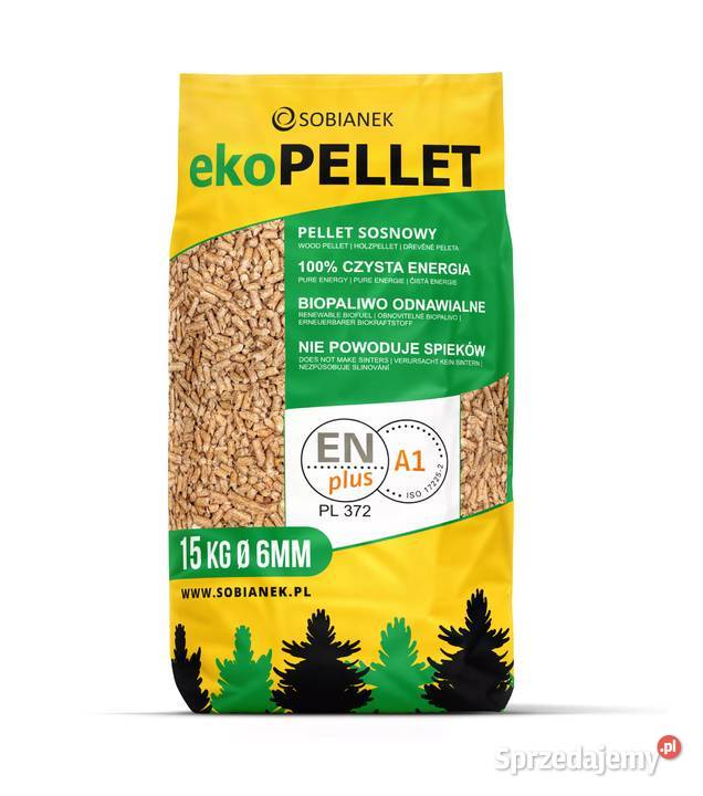 Pellet drzewny Sobianek EN Plus A1 1050 Złocieniec sprzedam