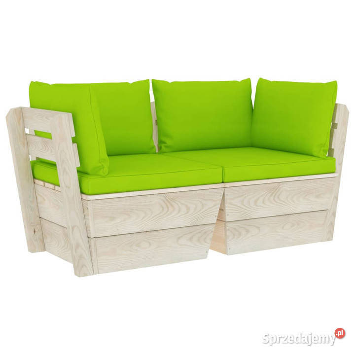 Ogrodowa sofa 2osobowa z palet z poduszkami mazowieckie Warszawa