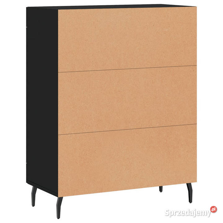 Szafka czarna 695x34x90 materiał drewnopochodny mazowieckie