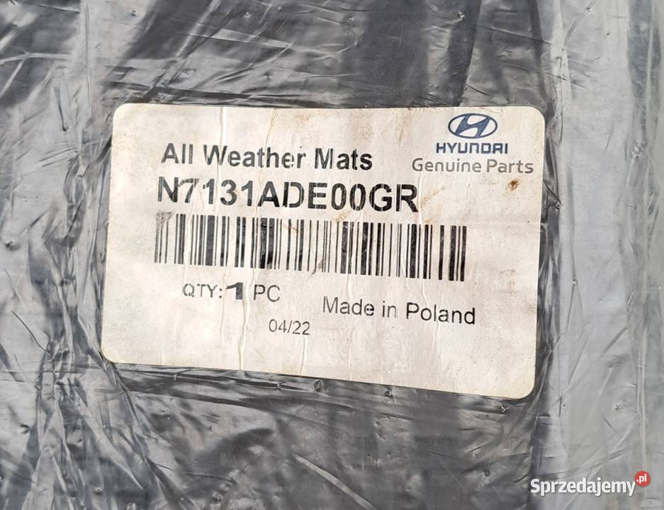 Oryginalne Dywaniki Gumowe Hyundai Tucson NX4 sprzedam