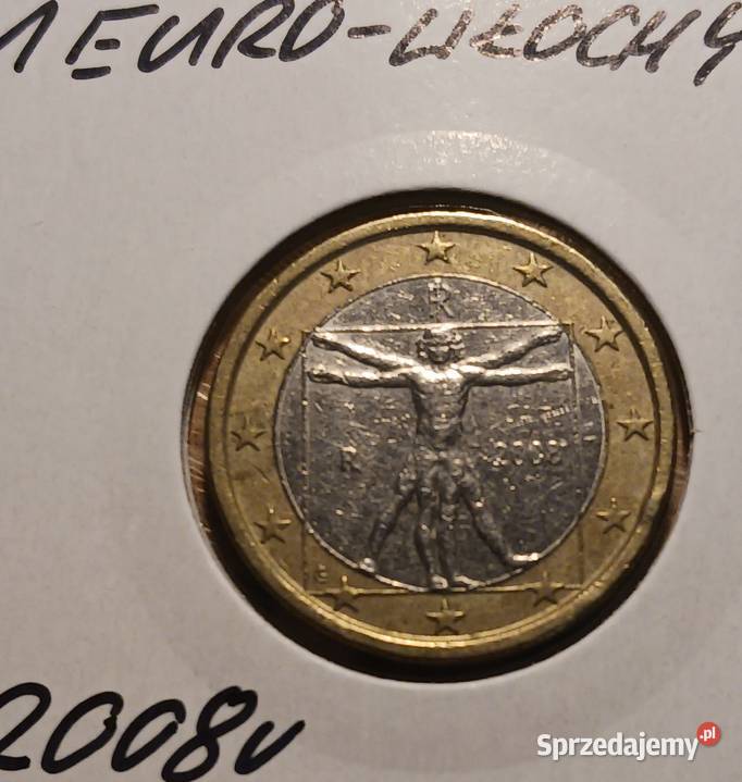 1 Euro Włochy 2008 r Konin