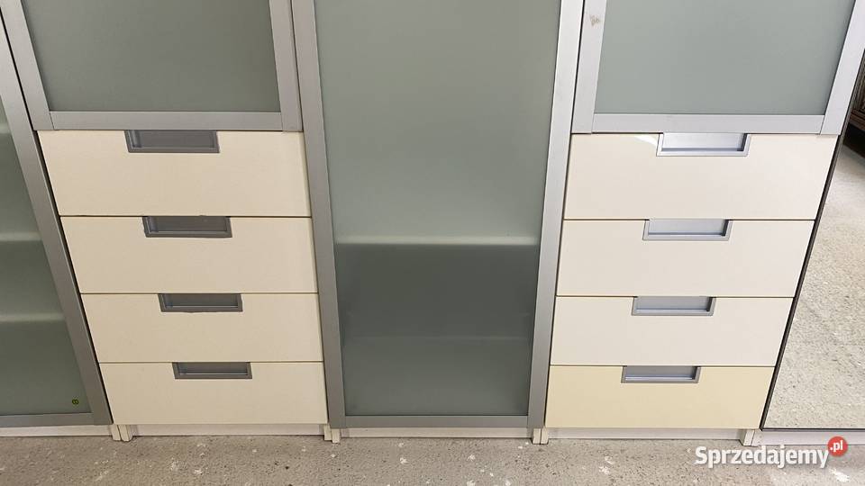 IKEA PAX duża szafa 6 segmentów 8drzwiowa z Szafy i garderoby Budno