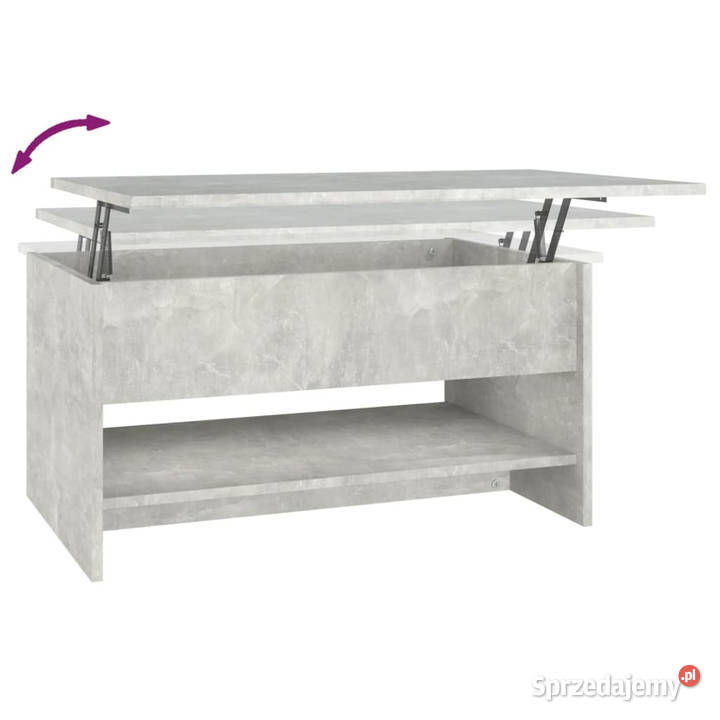 Stolik kawowy szarość betonu 80x50x40 WM809660 Warszawa sprzedam