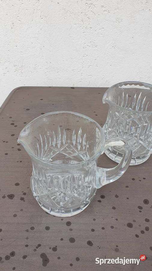 Dzbanki kryształowe 2 sztuki kryształ Łódź